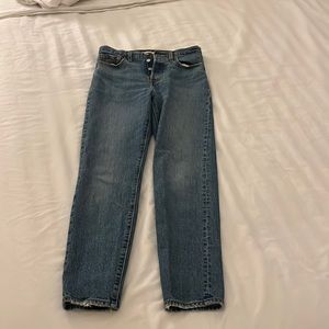 Levi’s high rise wedgie straight